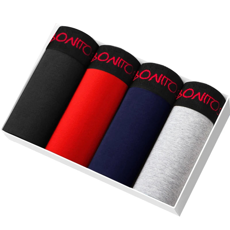 CowLost | 4-piece-mens-panties-cotton-boxers-for-man-underwear |15