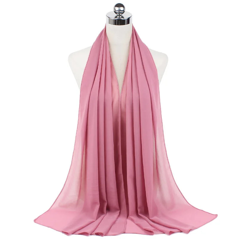 CowLost | muslim-chiffon-hijab-scarf-women-long-solid-color |24