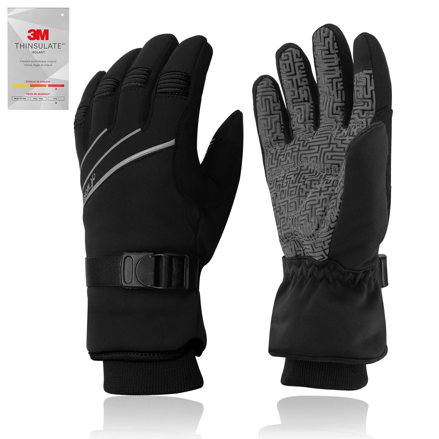 CowLost | waterproof-winter-ski-gloves-3m-thinsulate-touchscreen-thermal-outdoor-snowboard |8