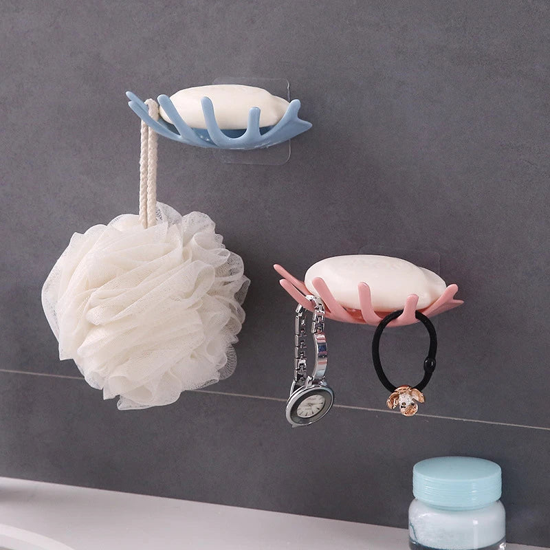 CowLost | 1pc-crown-plastic-storage-holder-soap-rack |19