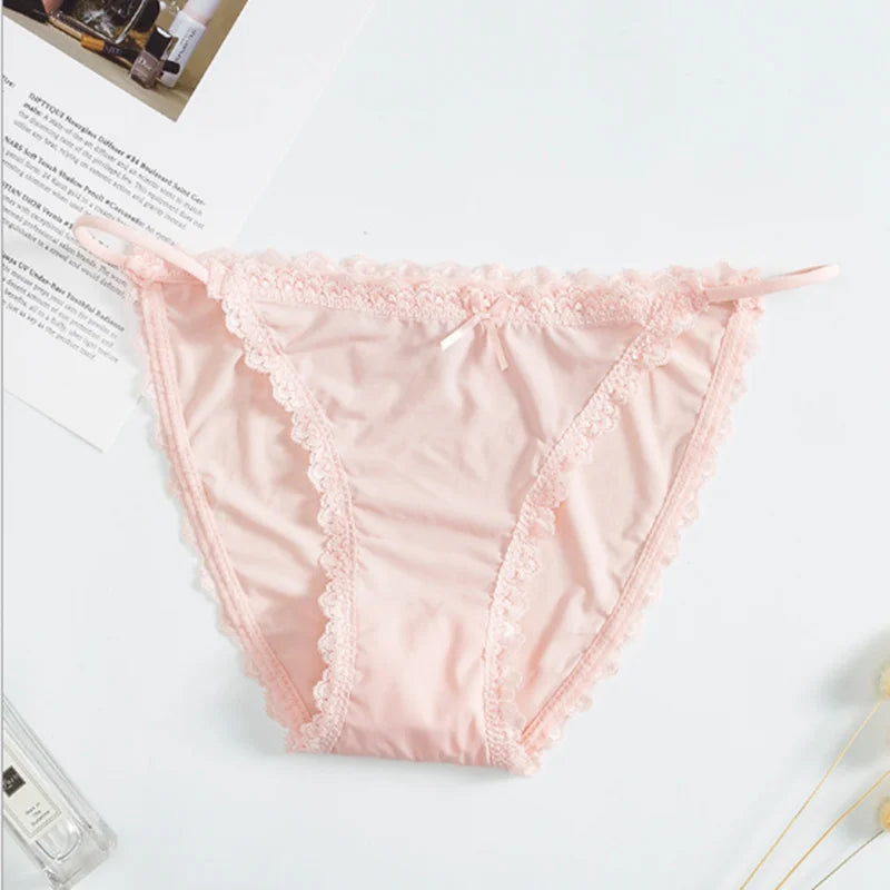 CowLost | product_id-sexy-brazilian-ice-silk-seamless-low-rise-briefs-for-women-m-xl-solid-colors |12