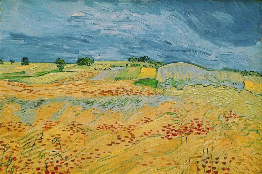 CowLost | harvest-at-la-crau-by-van-gogh-landscape-oil-painting-reproductions-on-canvas |48