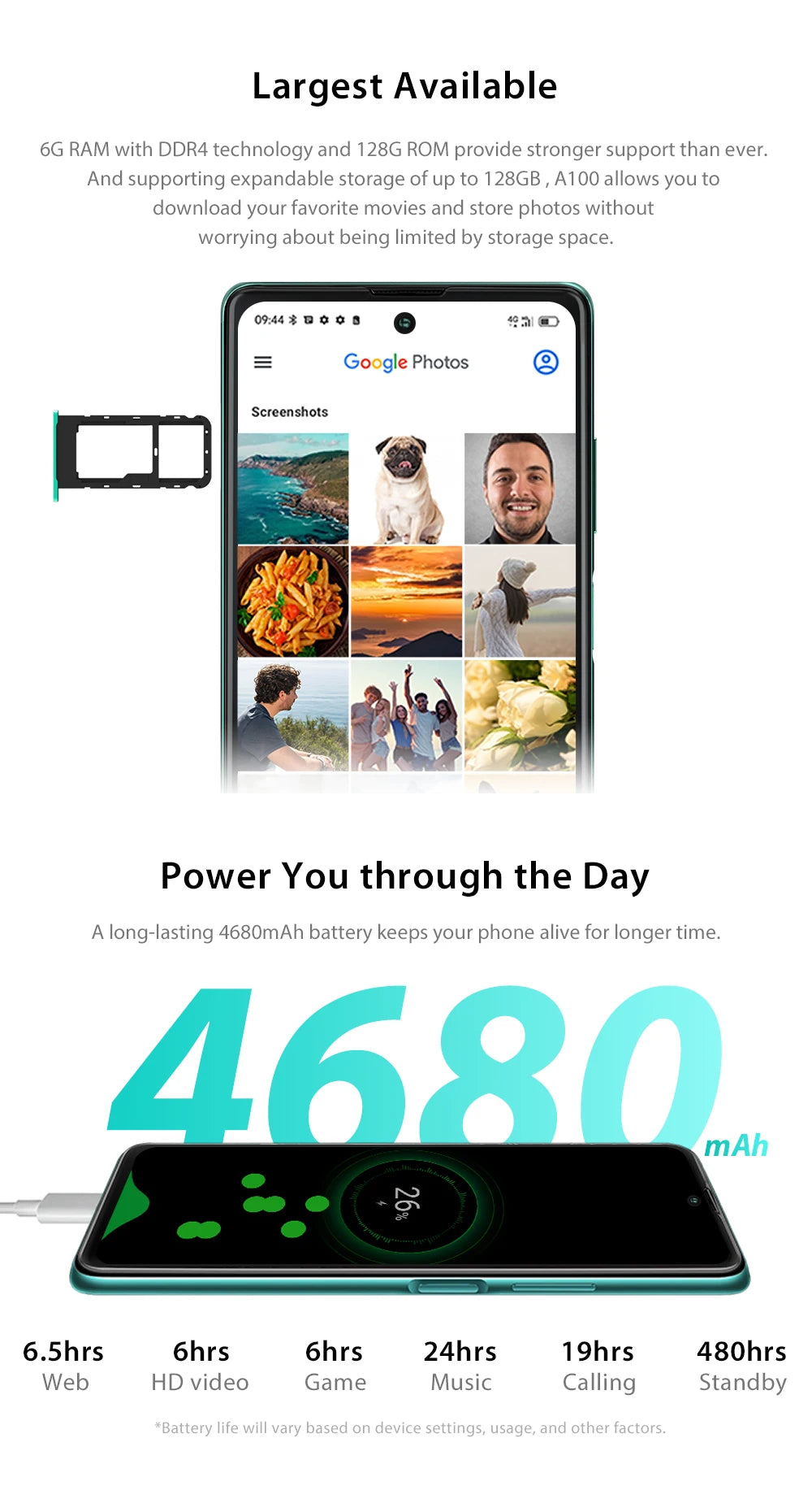 CowLost | blackview-a100-helio-p70-android-11-smartphone-6gb-128gb-6-67-4680mah-cellphone |18