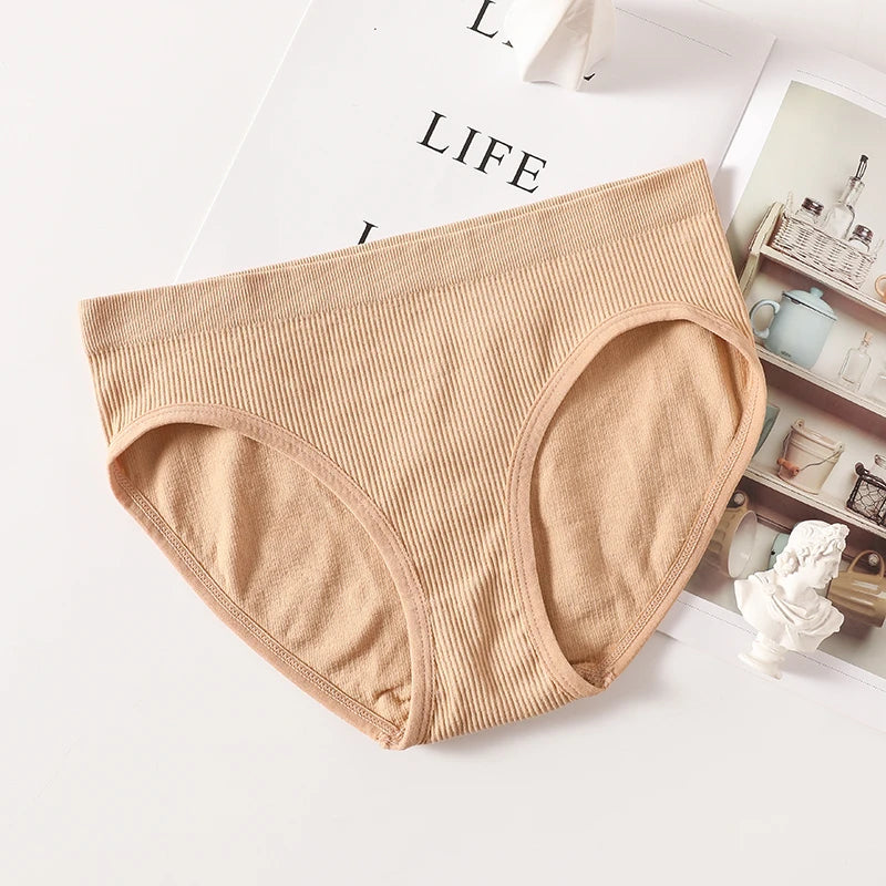 CowLost | product_id-seamless-low-rise-womens-stretch-briefs-solid-color-1-2-pack |17