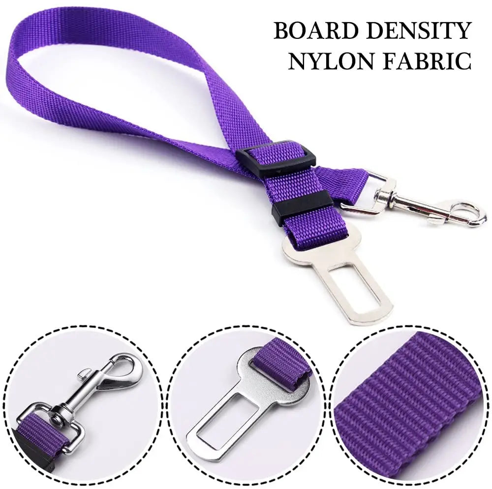 CowLost | vehicle-parts-accessories-adjustable-dog-car-seat-belt-harness-clip |12