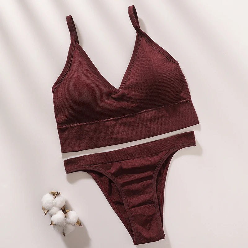 CowLost | product_id-seamless-women-s-sports-bra-high-rise-g-string-panties-set |23