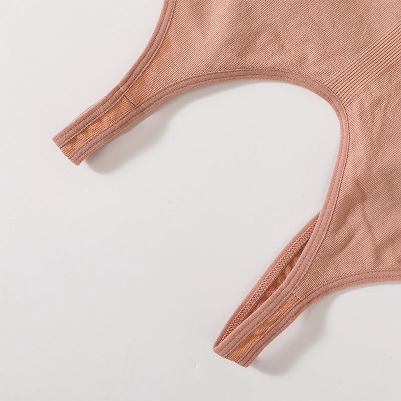 CowLost | product_id-seamless-ribbed-v-neck-tube-crop-top-bra-for-women-breathable-lingerie |15