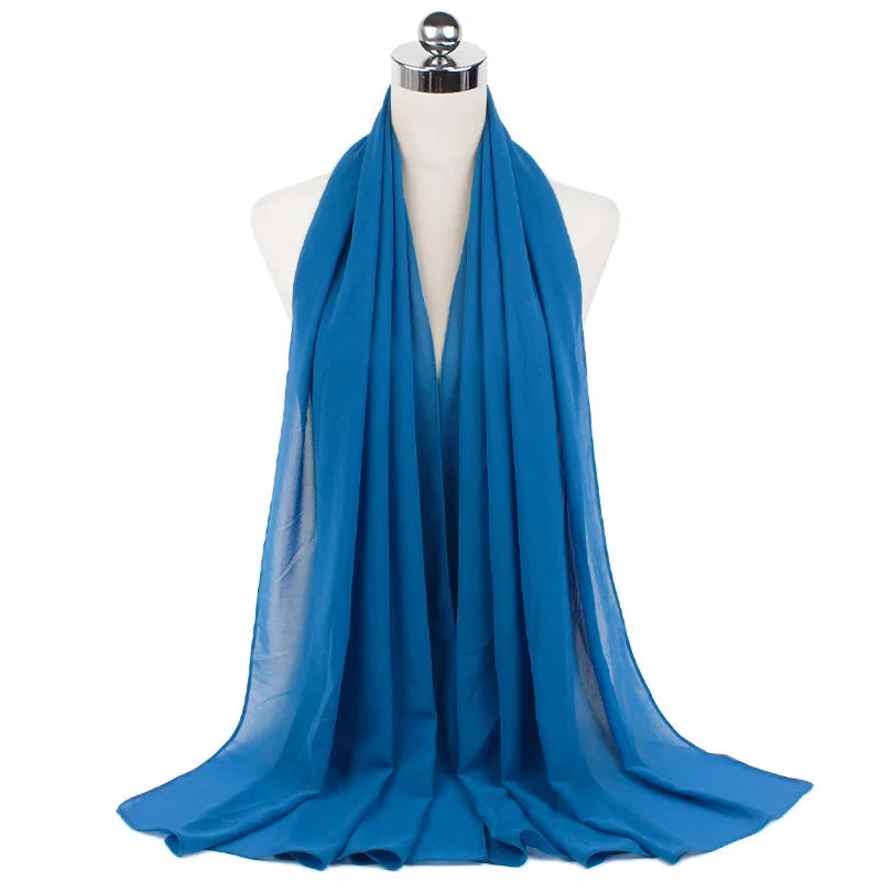 CowLost | muslim-chiffon-hijab-scarf-women-long-solid-color |45