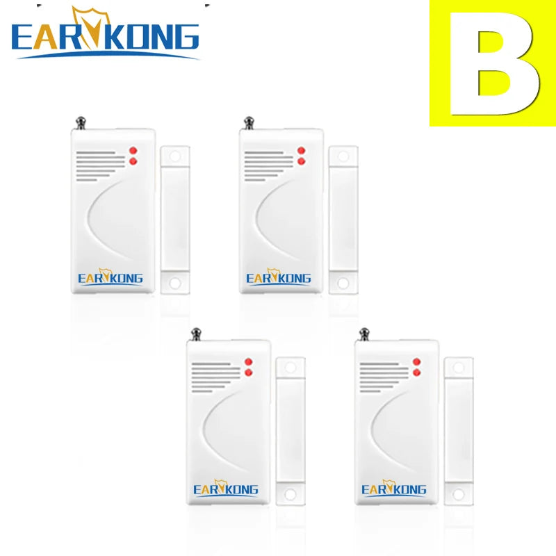 CowLost | 433mhz-wireless-door-gap-detector-white-color-door-window-open-sensor-all-for-our-home-burglar-alarm-system |5