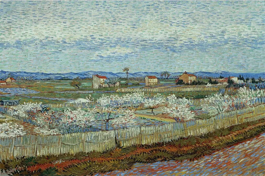 CowLost | harvest-at-la-crau-by-van-gogh-landscape-oil-painting-reproductions-on-canvas |34