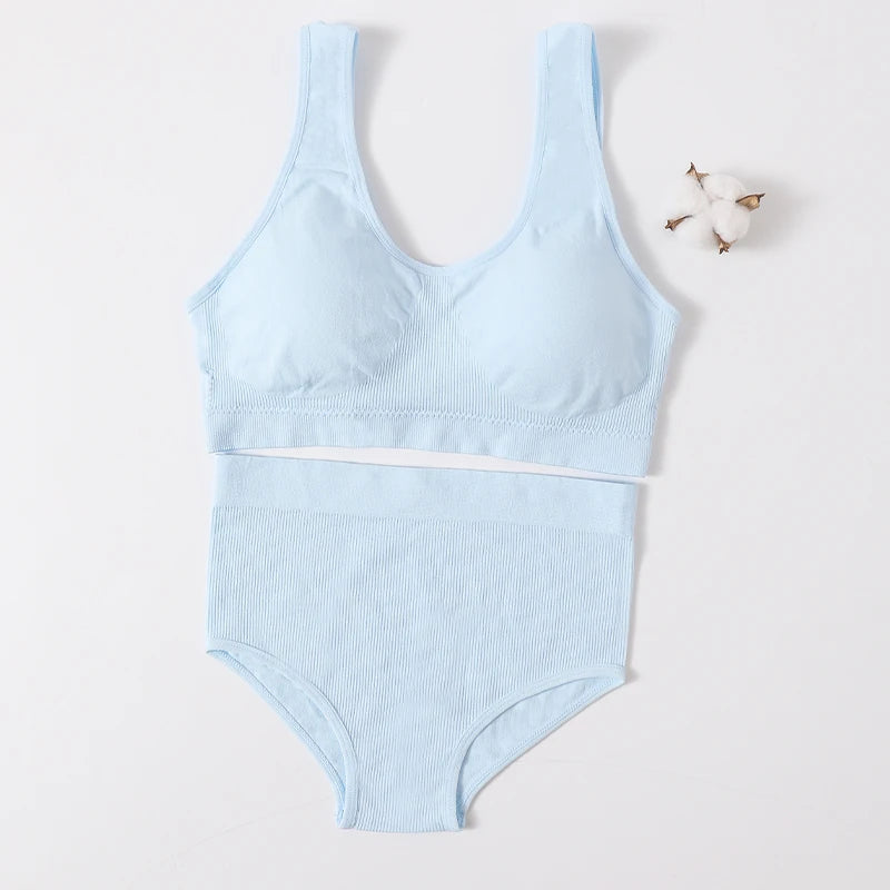 CowLost | product_id-seamless-push-up-bra-set-with-high-waist-panties-and-cropped-bralette-lingerie-for-women |27