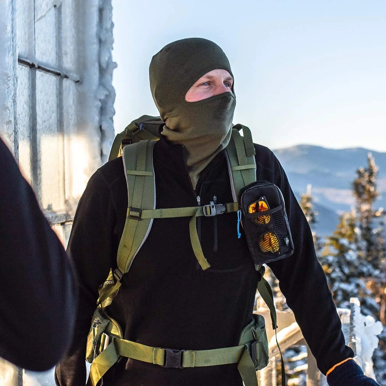 100% Merino Wool Balaclava Ski Mask Hidweight 300G