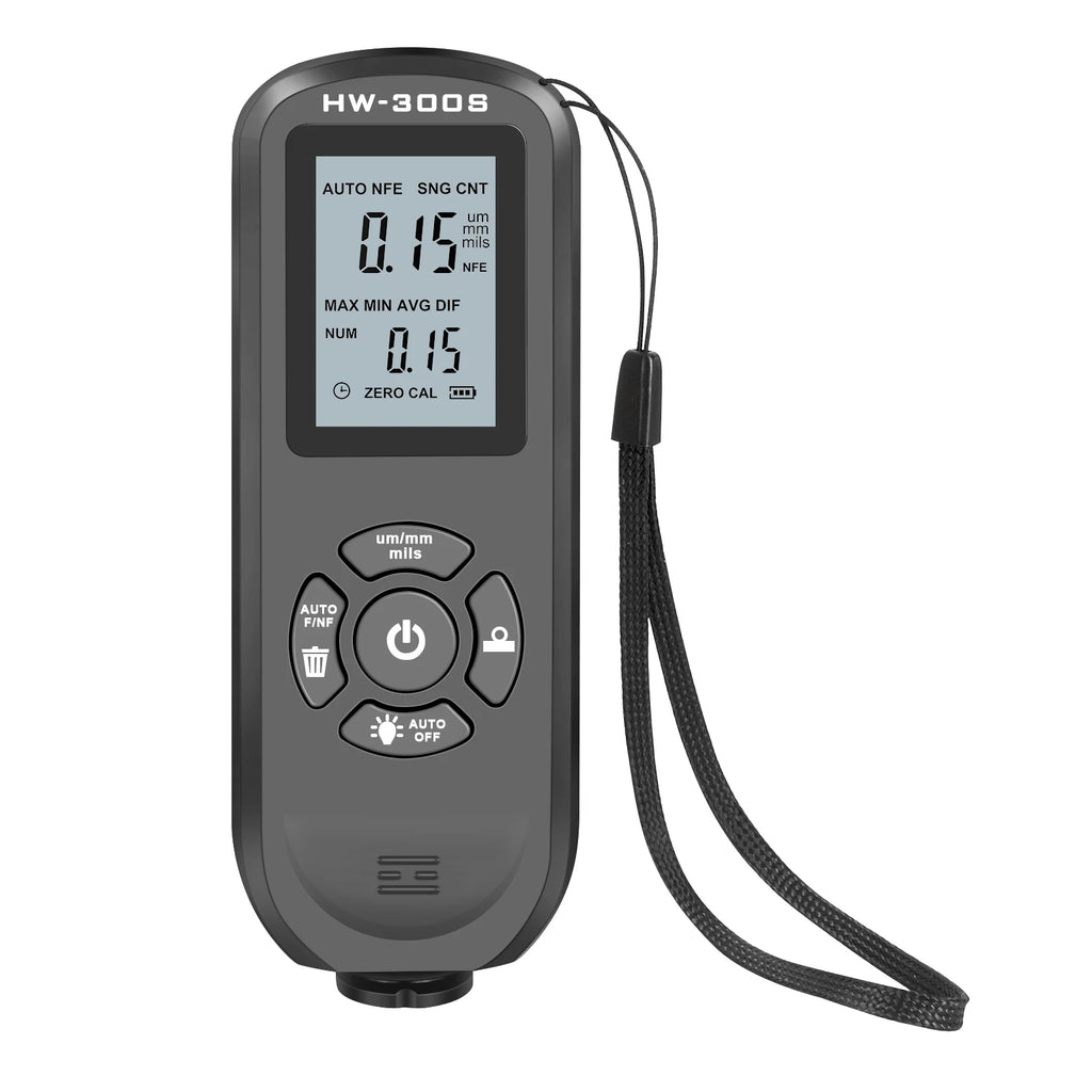 HW-300S Auto Digital Car Paint Thickness Gauge Coating Meter Tool Accessories 40% Off