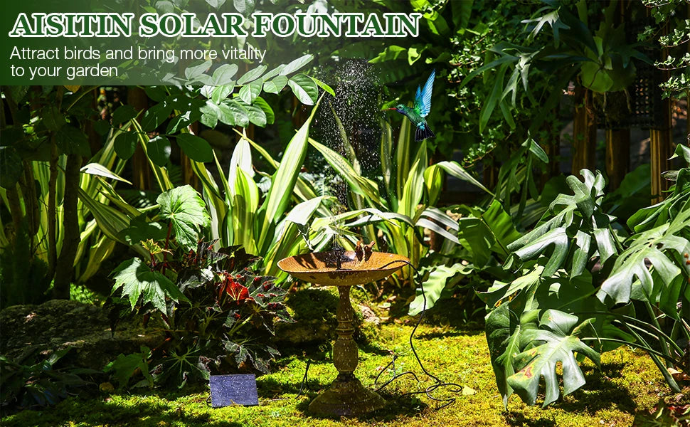 CowLost | product_id-2-5w-solar-water-pump-fountain-with-6-nozzles-and-4ft-pipe-for-garden-pond-bird-bath |9