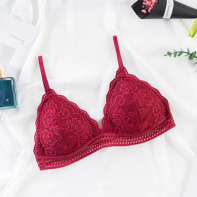 CowLost | product_id-women-s-lace-push-up-wire-free-backless-bralette-with-removable-pads |9