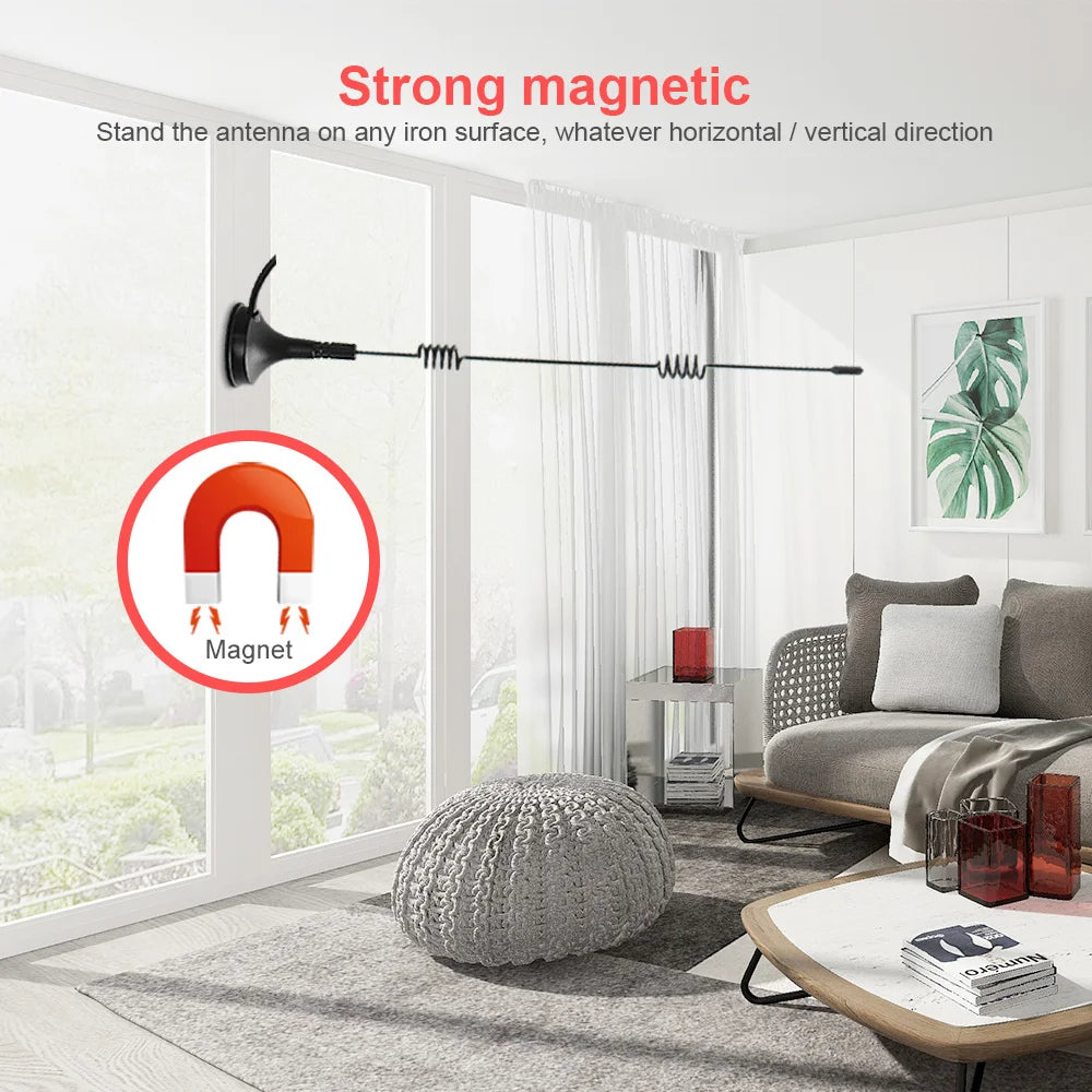CowLost | 2-4g-wifi-extension-antenna-sucker-3m-10m-extender-cable-5dbi-hing-gain-sucker-for-boavision-wireless-ptz-bullet-ip-cam |5