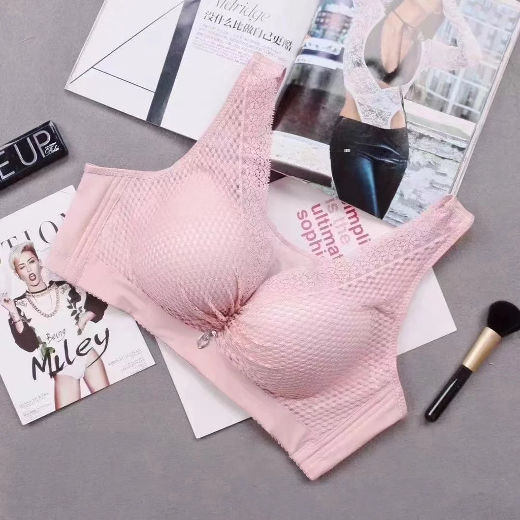 CowLost | product_id-sexy-lace-seamless-wire-free-push-up-bra-with-gather-support-anti-sagging-thin-molded-cups-large-size |28