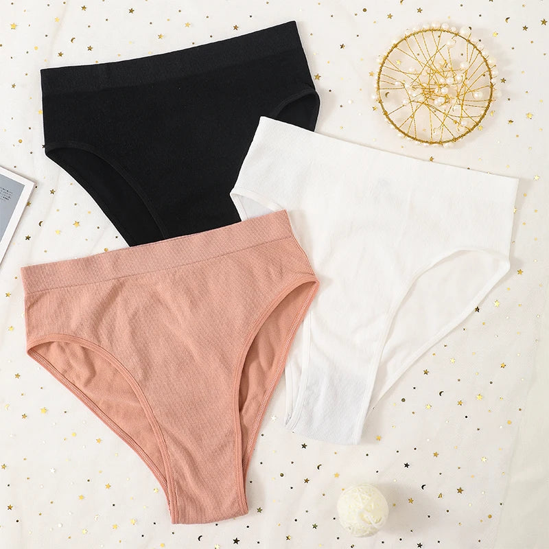 CowLost | product_id-seamless-high-waist-womens-high-leg-briefs-s-l-solid-colors |2