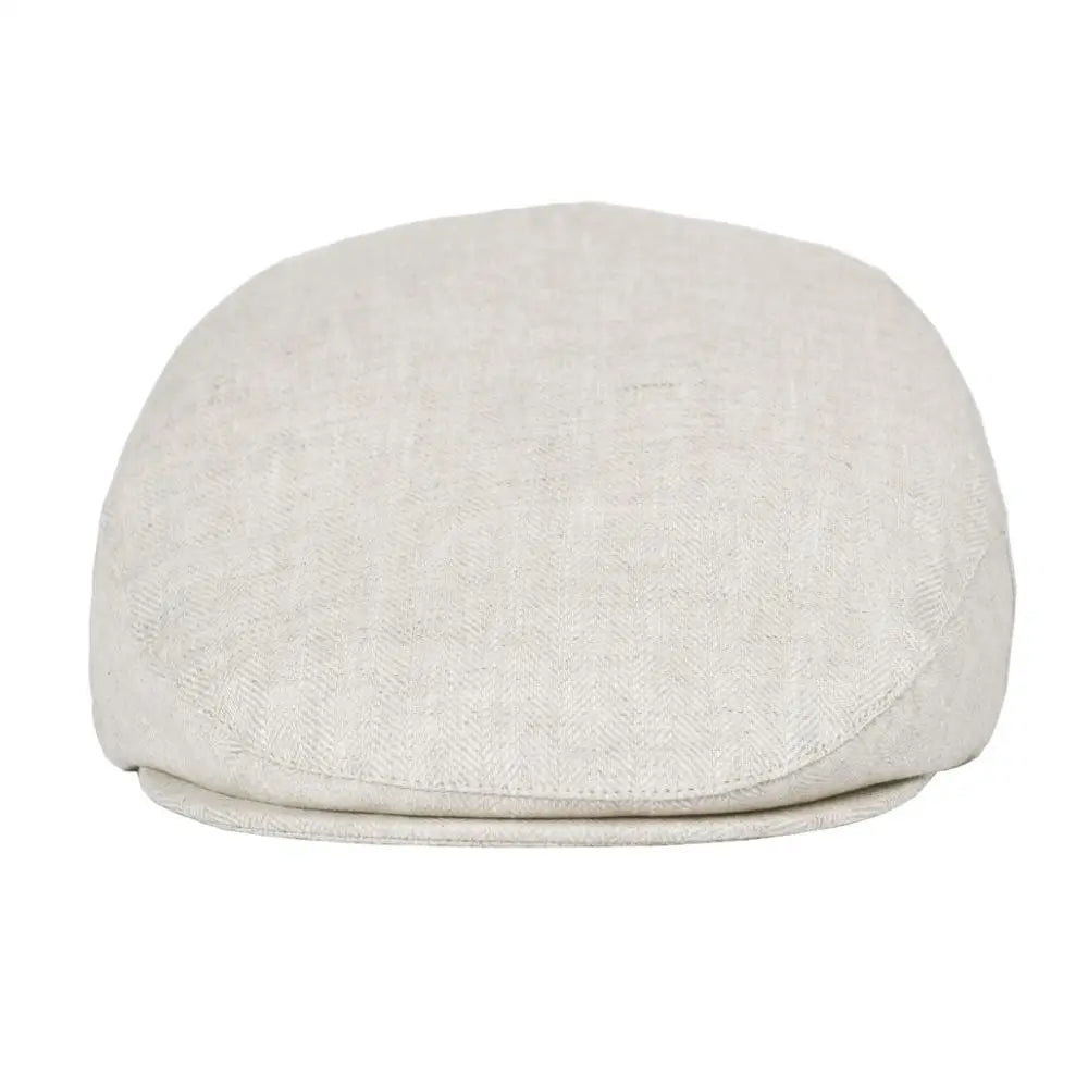 CowLost | botvela-linen-flat-cap-for-men-women |2