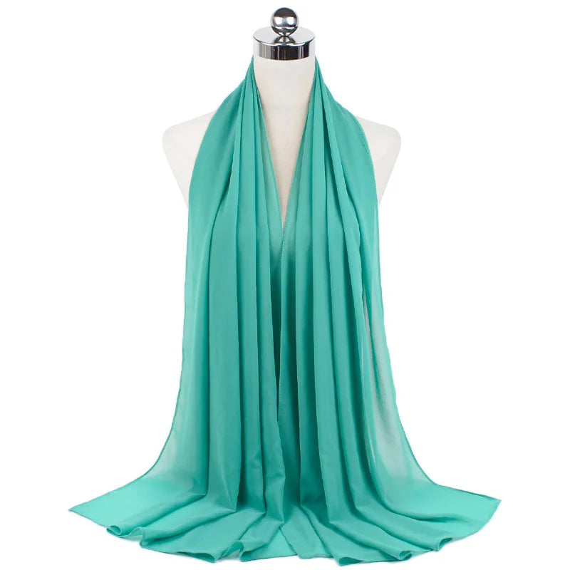 CowLost | muslim-chiffon-hijab-scarf-women-long-solid-color |79