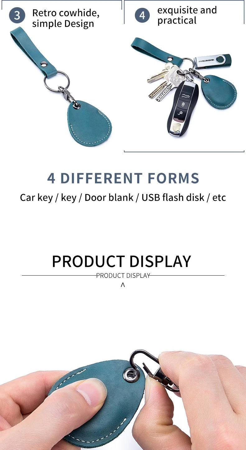 CowLost | uncategorized-cow-leather-business-card-holder-keychain |11
