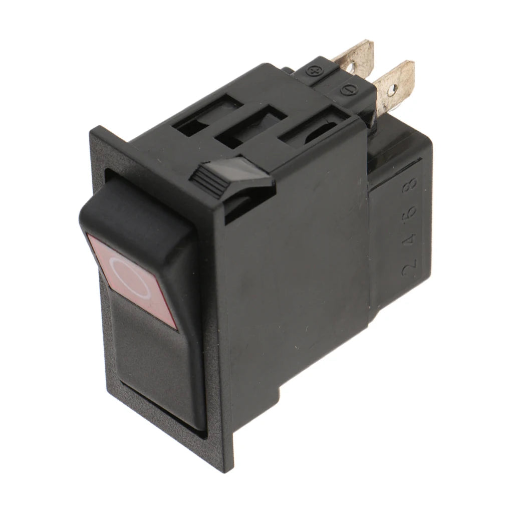 CowLost | red-light-12v-24v-car-auto-boat-round-rocker-on-off-spst-toggle-truck-switch |4