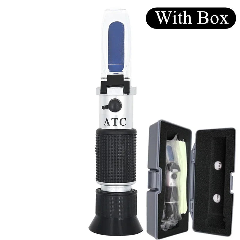 Handheld Salinity Refractometer ATC 0-100ppt 1.000-1.070 Seawater Salinometer for Aquarium