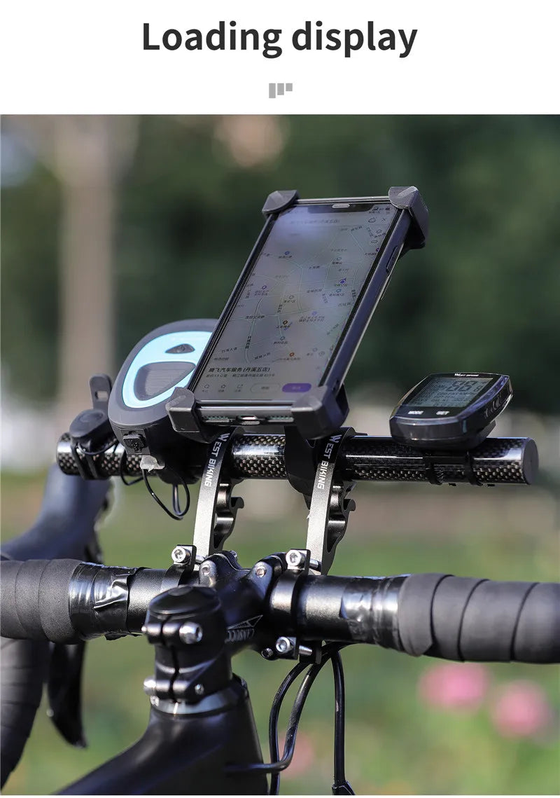 CowLost | 3d-printer-accessories-west-biking-25cm-carbon-fiber-bicycle-handlebar-extender-mount |16