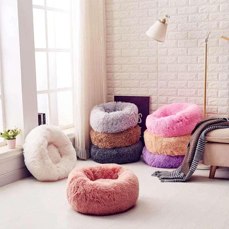 CowLost | product_id-super-soft-round-pet-bed-kennel-warm-plush-sleeping-bag-for-dogs-cats-46-50-60cm |6