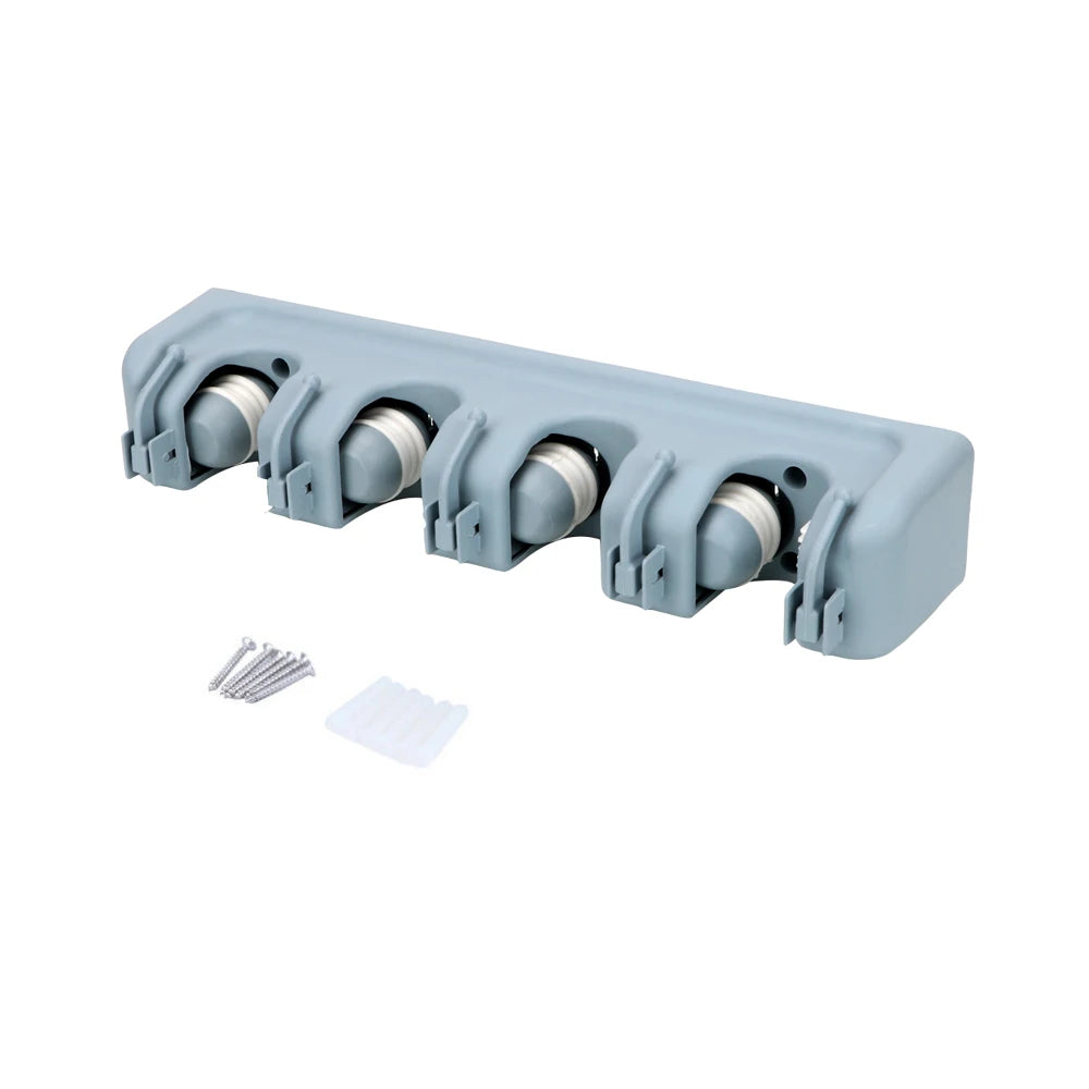 CowLost | product_id-wall-mounted-plastic-mop-holder-broom-hook-3-4-5-position-organizer-rack |19