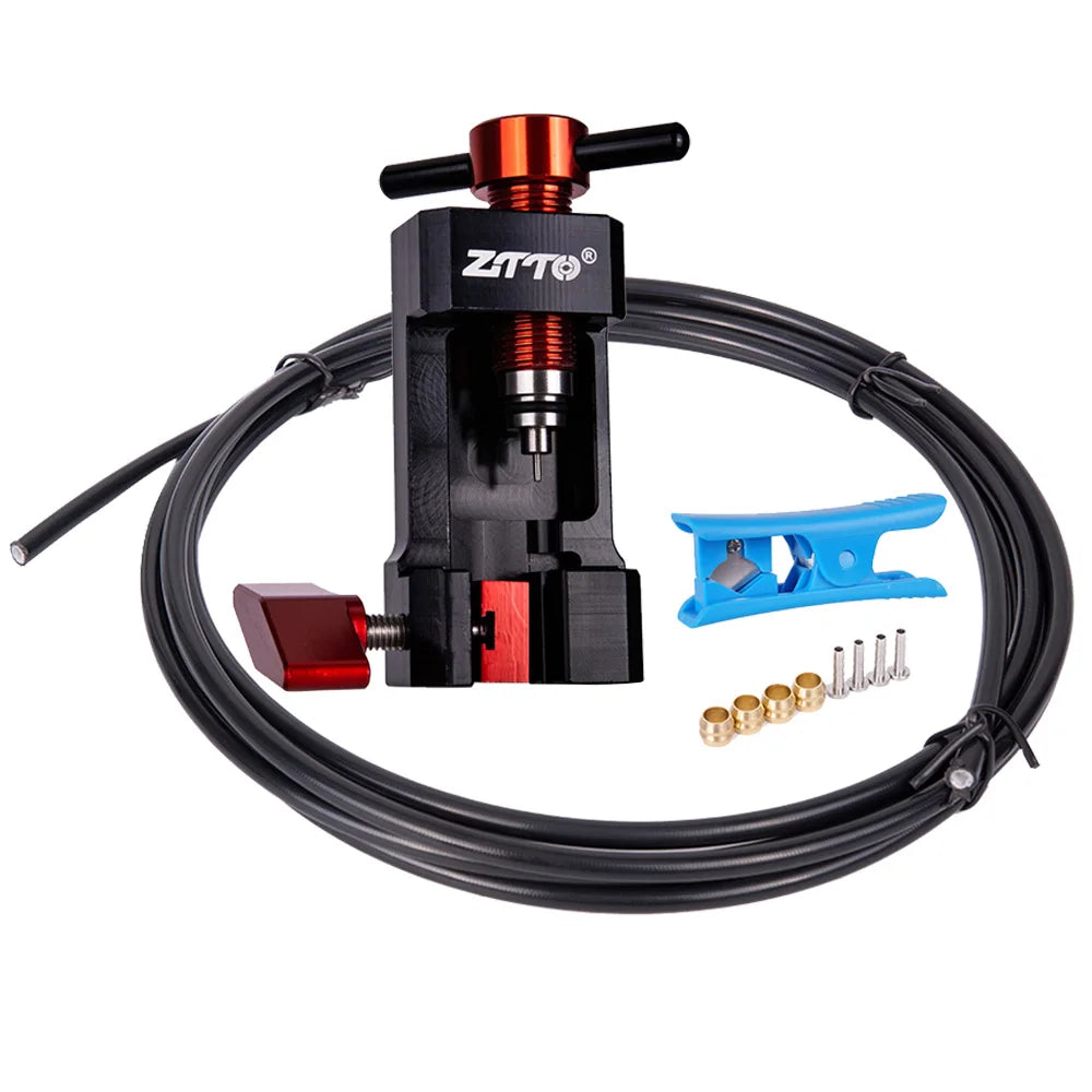 CowLost | ztto-bicycle-hydraulic-disc-brake-oil-needle-tool-driver-hose-cutter-cable-pliers-olive-connector-insert-bh59-bh90-install-press |7