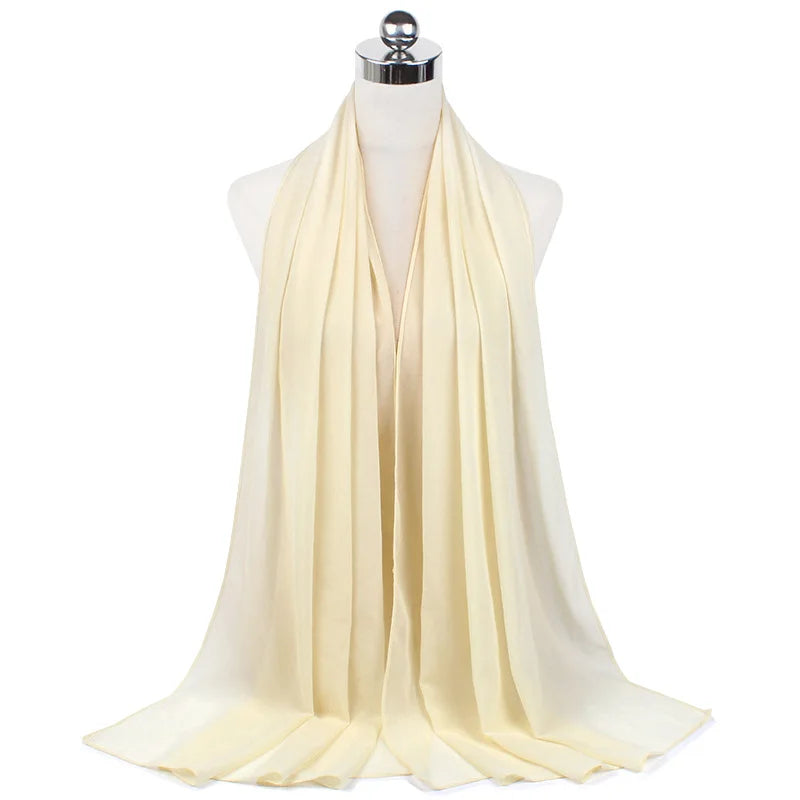 CowLost | muslim-chiffon-hijab-scarf-women-long-solid-color |27