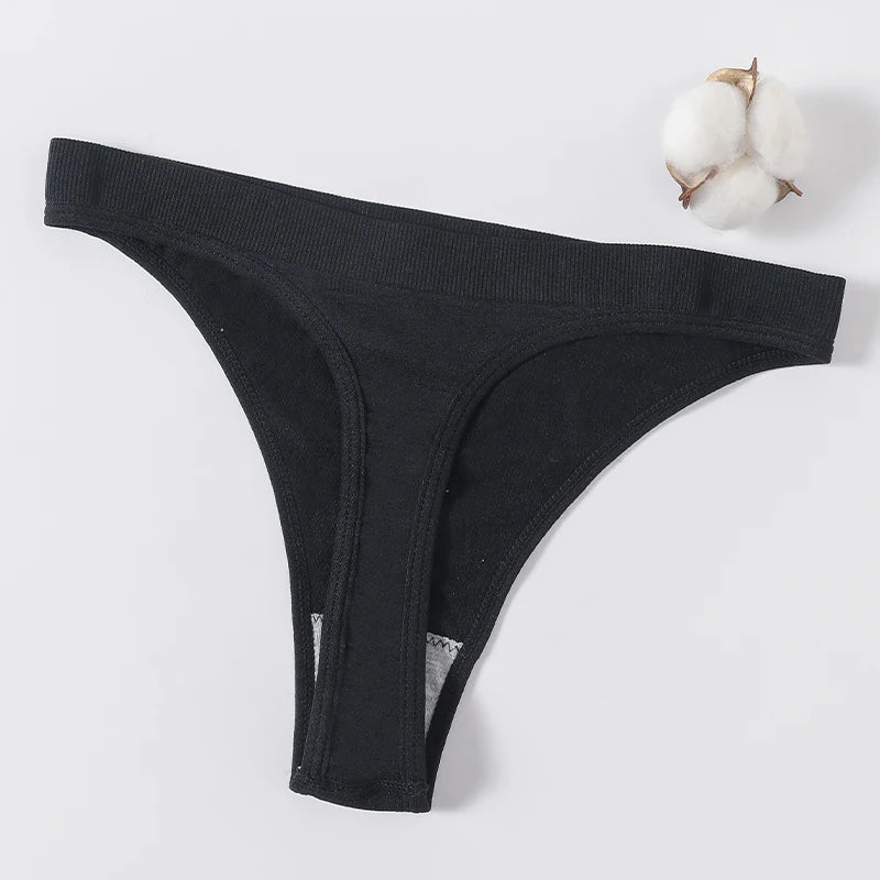 CowLost | product_id-3pcs-women-high-rise-seamless-brazilian-g-string-thong-panties-m-xl |10