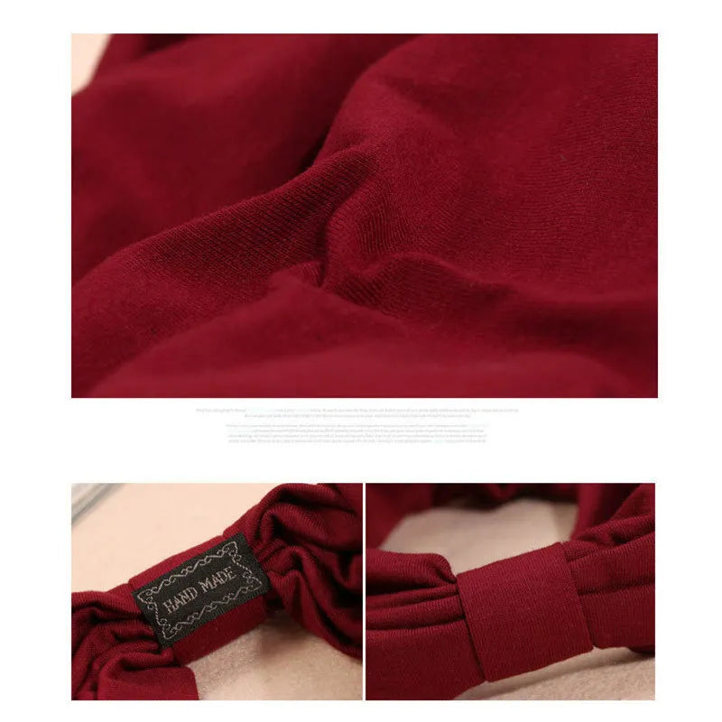 CowLost | cotton-wide-stretch-headbands-sport-yoga-gym-sweatband |5