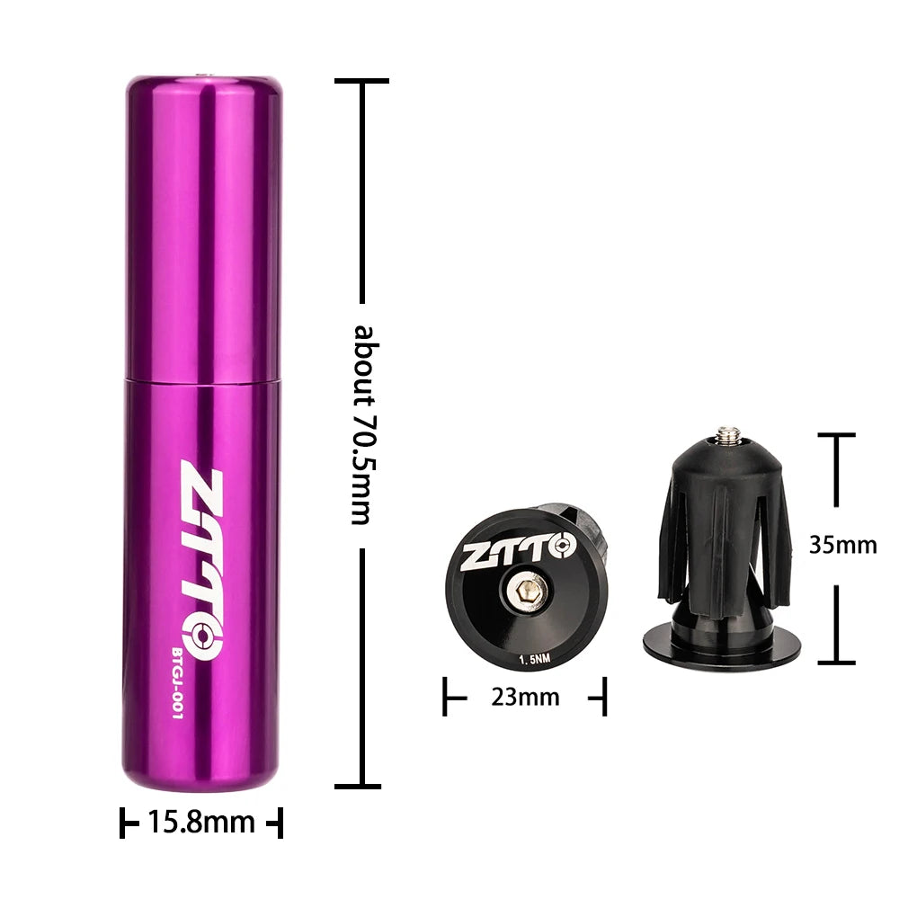 CowLost | ztto-bicycle-tubeless-tire-fast-repair-kit-for-mtb-and-road-bike-tires-bar-end-hidden-tool-components-integrated-chain-cutter |6