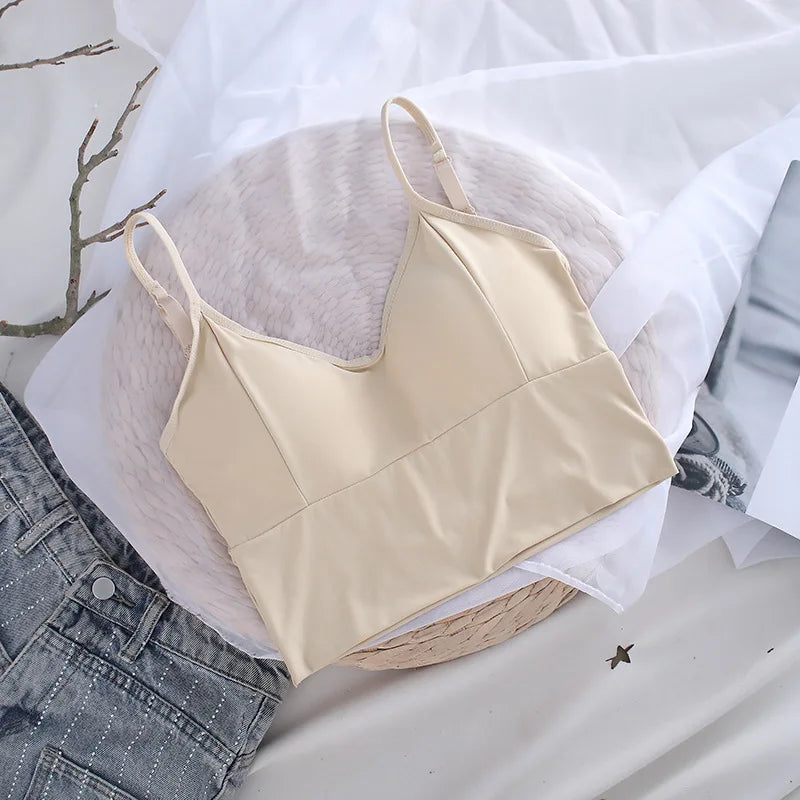 CowLost | product_id-seamless-women-s-low-back-bandeau-crop-top-bra-with-removable-pads |17