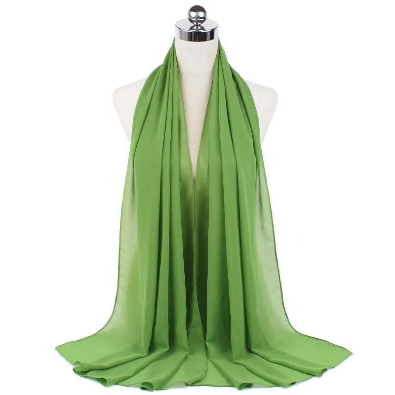 CowLost | muslim-chiffon-hijab-scarf-women-long-solid-color |52