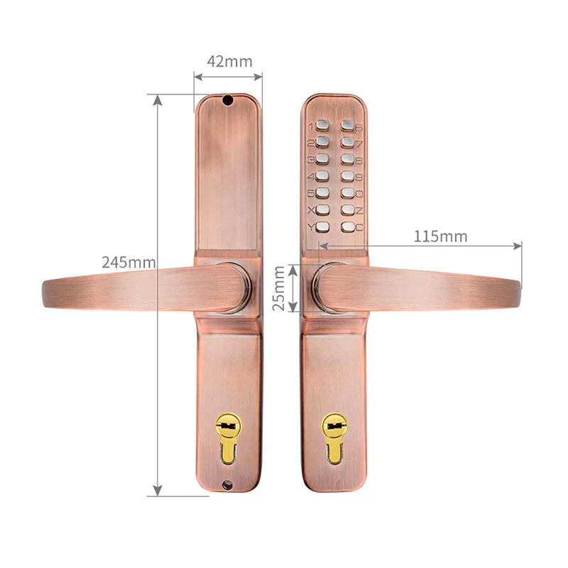 CowLost | locks-keys-product_id-villa-mechanical-combination-code-lock-keyless-smart-gate-handle-lock |10