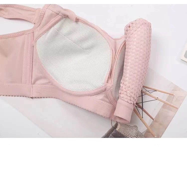 CowLost | product_id-sexy-lace-seamless-wire-free-push-up-bra-with-gather-support-anti-sagging-thin-molded-cups-large-size |13
