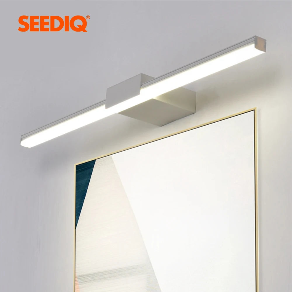 CowLost | led-bathroom-wall-lamp-aluminum-mirror-lamp-black-white-vanity-lamps-for-home-modern-indoor-wall-sconces-lighting-fixture |1