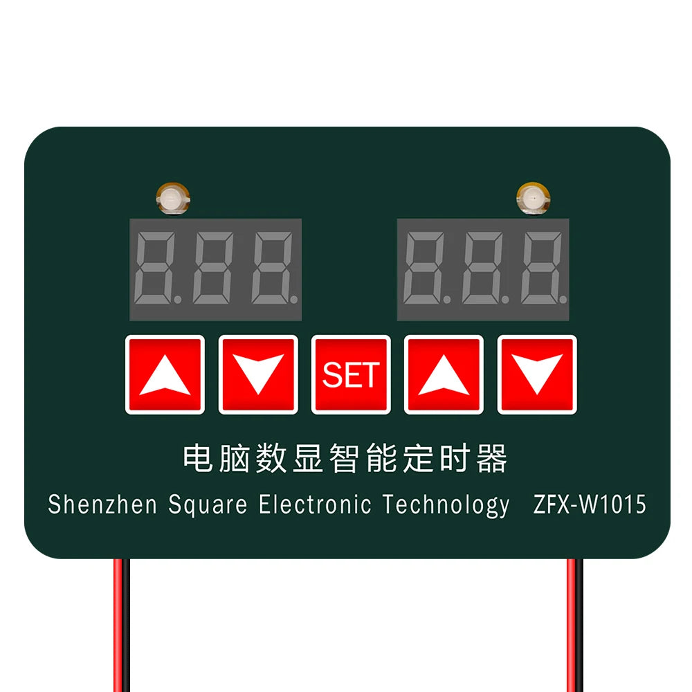ZFX-W1015 Microcomputer Digital Intelligent Timer Electronic Thermostat Controller 12V-220V