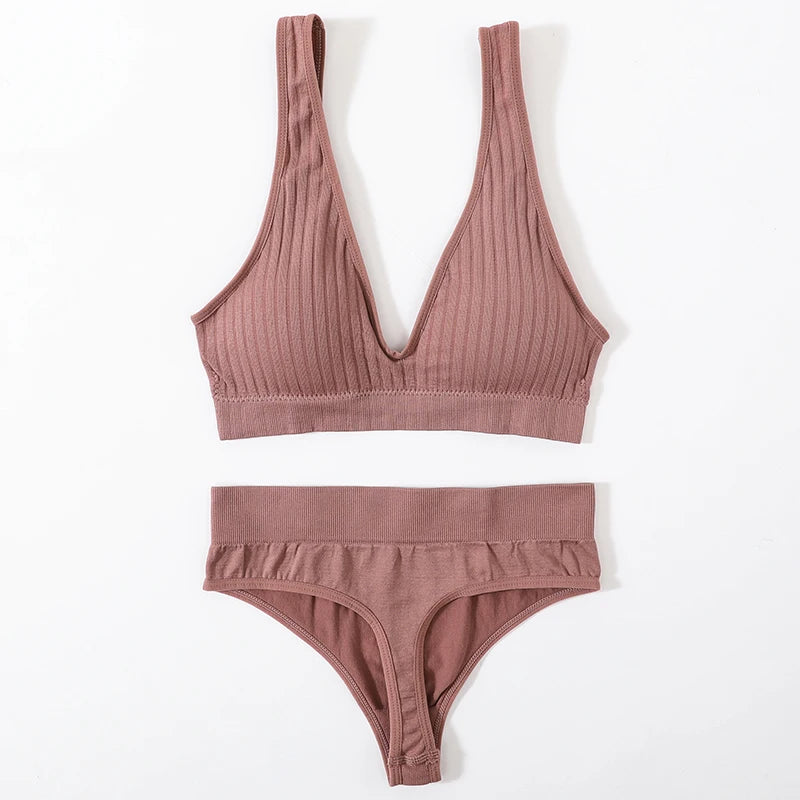 CowLost | product_id-seamless-women-s-push-up-bra-high-waist-thong-lingerie-set |26