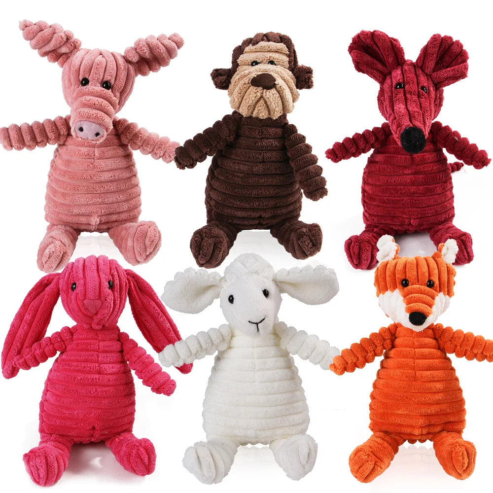 CowLost | dog-kennel-run-accessories-pig-voice-plush-dog-toy-for-tooth-cleaning |5