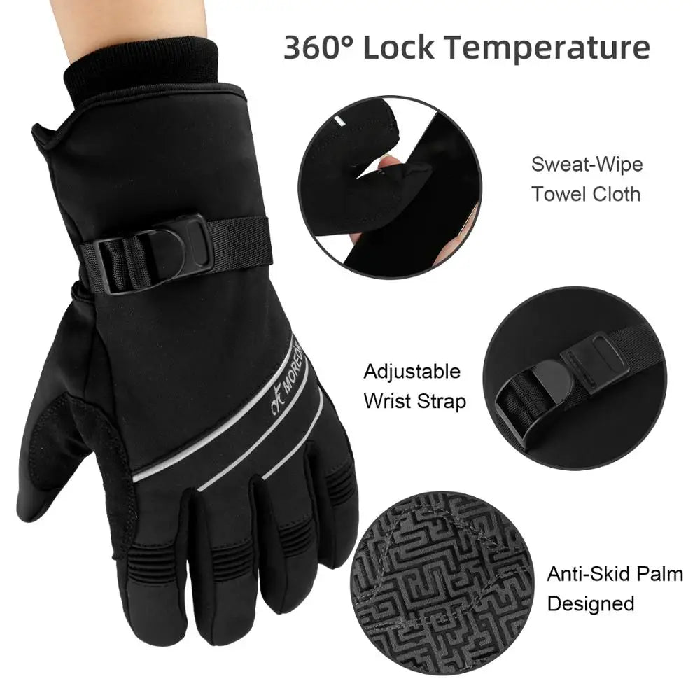 CowLost | waterproof-winter-ski-gloves-3m-thinsulate-touchscreen-thermal-outdoor-snowboard |5