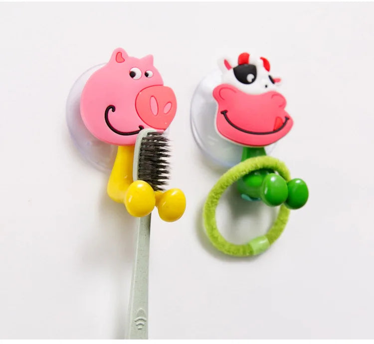 CowLost | multi-functional-silicone-toothbrush-holder-toothpaste-storage-rack |9