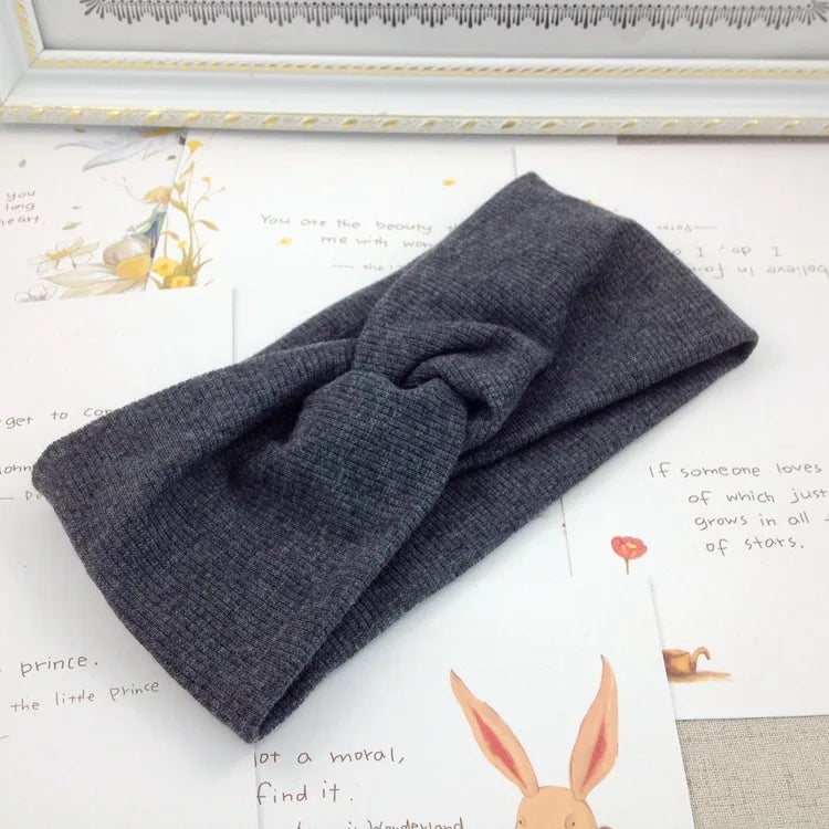 CowLost | women-knitting-cross-knot-woolen-warm-headbands |33