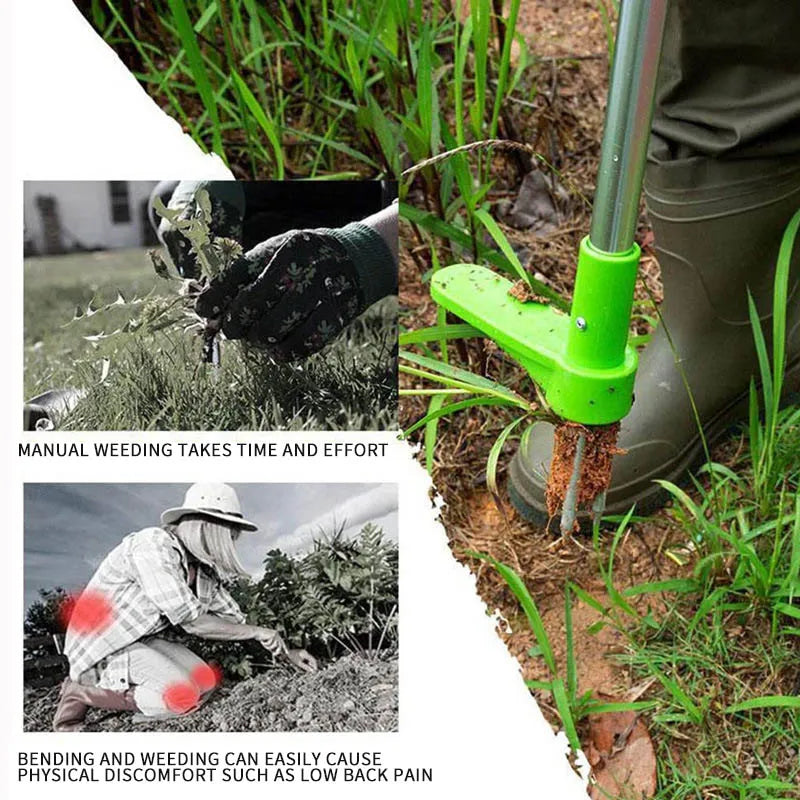 CowLost | product_id-portable-long-handle-garden-weed-remover-lawn-root-puller-tool |5