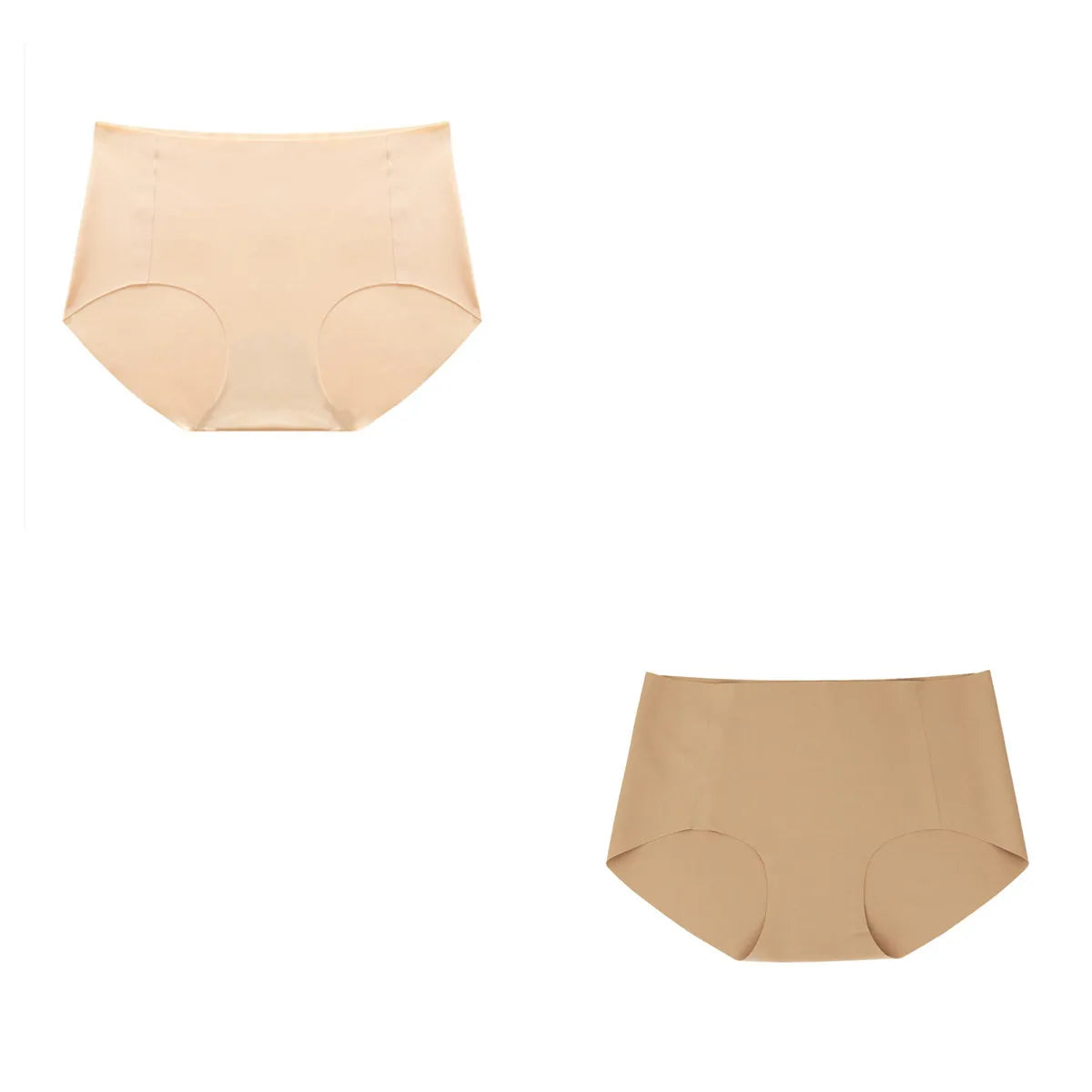 CowLost | product_id-ollymurs-women-seamless-low-waist-invisible-ice-silk-briefs-1-2-pack |11
