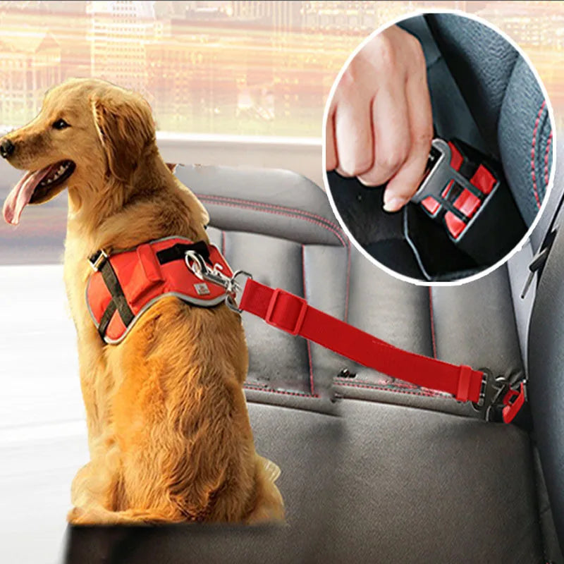 CowLost | vehicle-parts-accessories-adjustable-dog-car-seat-belt-harness-clip |8