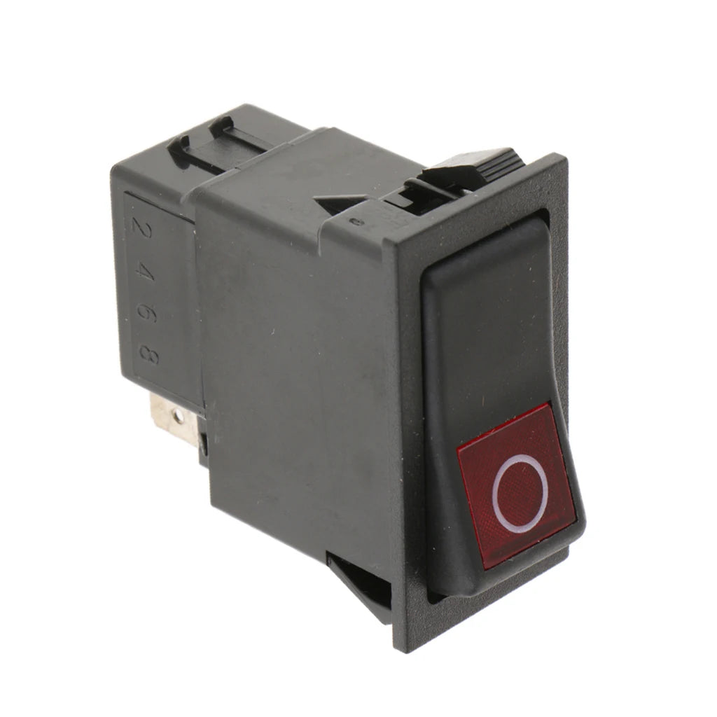 CowLost | red-light-12v-24v-car-auto-boat-round-rocker-on-off-spst-toggle-truck-switch |3